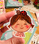 Little Lady - glitter sticker