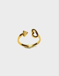 Image 2 of Gold Cupid Ring