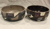 Image 1 of Mosaic Bowls - Black Clay