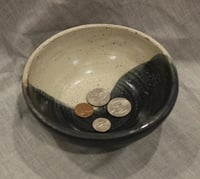 Image 1 of Small dish - black and white