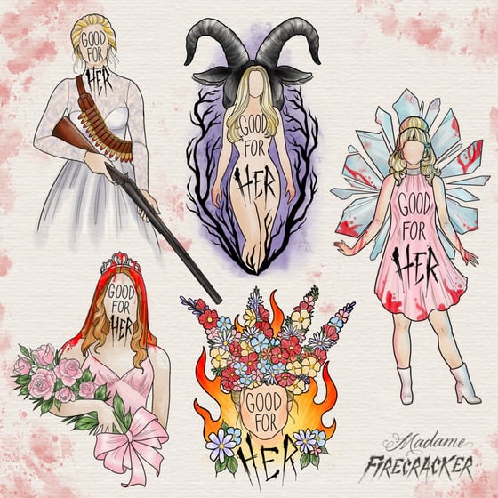 Image of Good For Her sticker pack