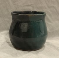 Image 2 of Small Pot - Green and Black