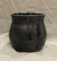 Image 1 of Small Pot - Green and Black