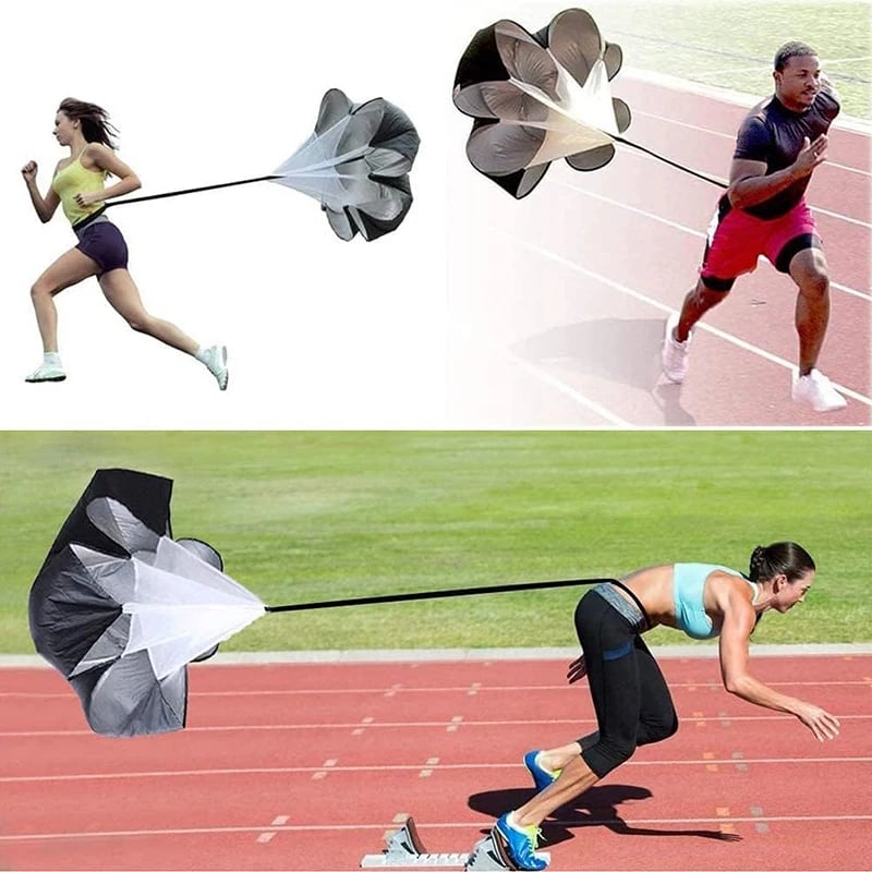 6M 12 Rung Speed Agility Ladder Training Set Field Cones Resistance Parachute Footwork Sport 
