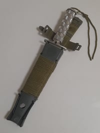 Image 4 of Large Survival Multifunctional Fixed Blade Knife Camping Outdoor Rambo Storage Handle