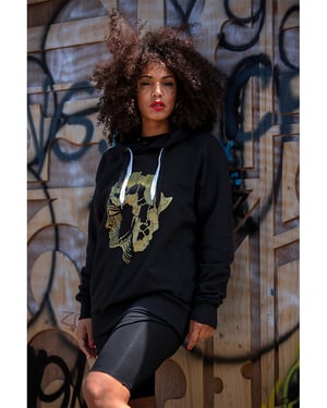 Image of Face of Africa Hoodie - Unisex