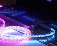 Image 2 of Changing Colors Type C Charger Wire