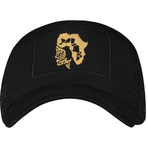 Image of Face of Africa Snapback Cap - Black