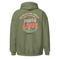 Image 1 of Power, Love & a Sound Mind Unisex Hoodie