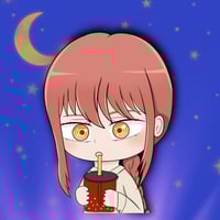 Image 3 of Chainsaw Chibi Boba Stickers