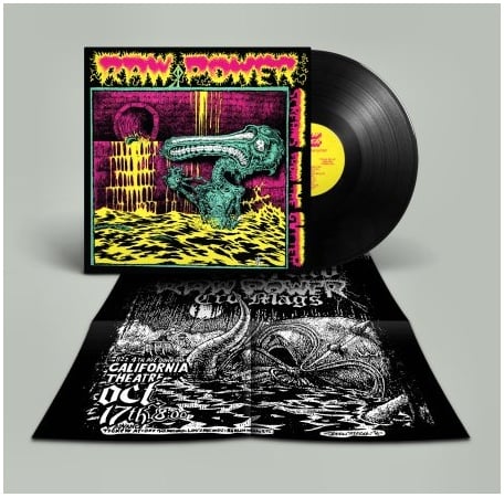 Image of RAW POWER - "Screams from the gutter" Lp + poster