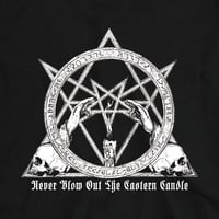 Image 2 of ABSU - NEVER BLOW OUT THE EASTERN CANDLE (BLACK, BLUE, DARK HEATHER)