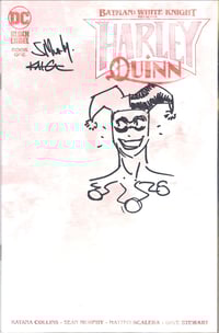 Image 1 of Batman White Knight Presents Harley Quinn #1 signed and Remarque by Sean Gordon Murphy
