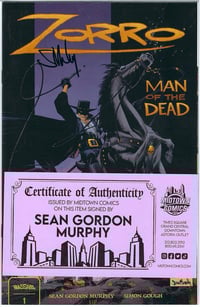 Image 1 of Zorro Man of the Dead #1 signed by Sean Murphy