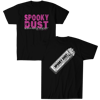 SPOOKY DUST PODCAST-PINK LOGO SHIRT