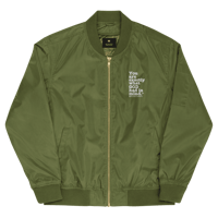 Image of "You Are Exactly What GOD Had In Mind" Bomber Jacket