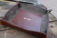 Image 2 of Leather Valet Tray Catch All