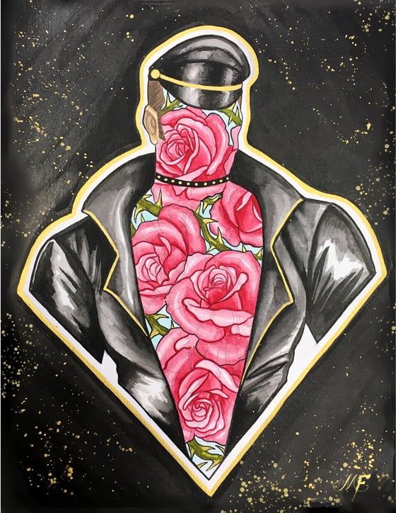 Image of Leather Art Print
