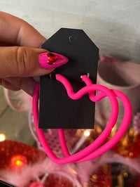 Image 2 of Pink neon electric hoops 