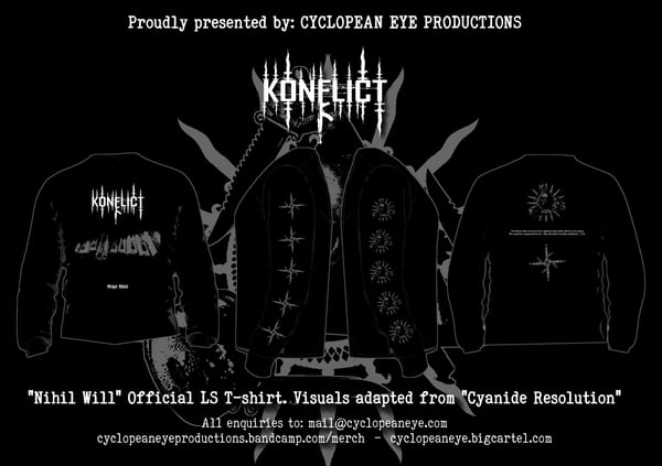 Image of Konflict - Nihil Will official long sleeve tee shirt