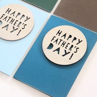 Image 1 of Happy Father's Day Card. Fathers Day Card.