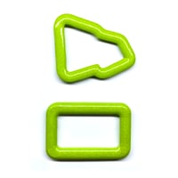 Image 2 of Hat Frames Pin Set (Slime Green)
