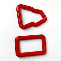 Image 2 of Hat Frames Pin Set (Red)