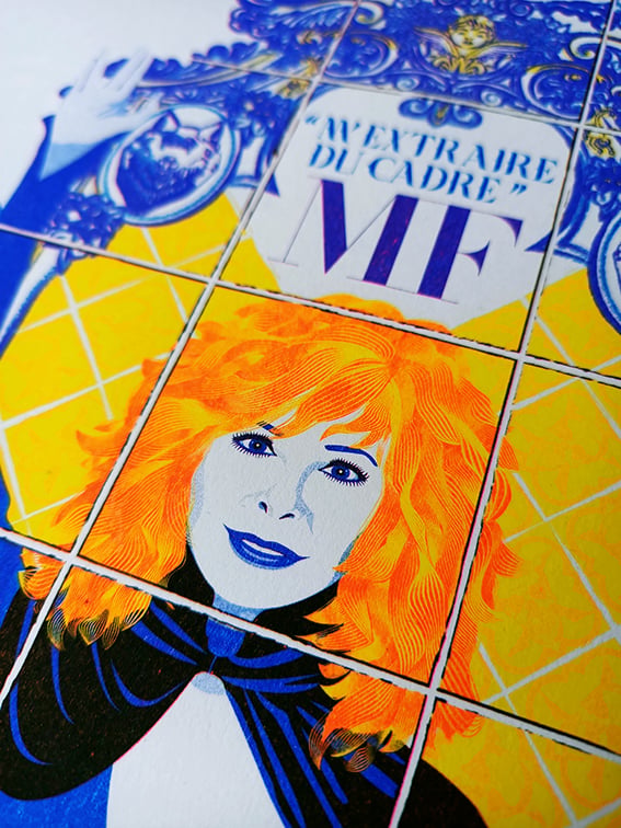 Mylène Farmer — Risographie - Ex-voto