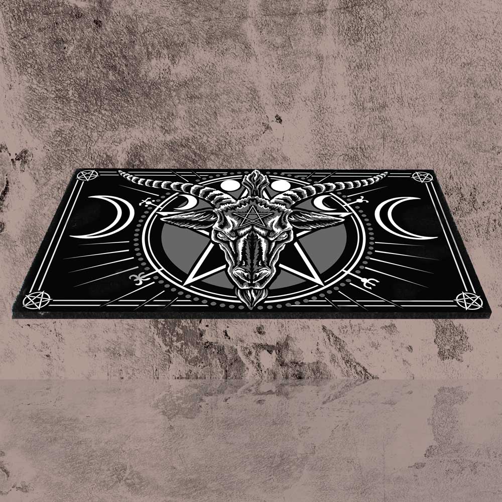 Image of Baphomet Doormat 45x75cm