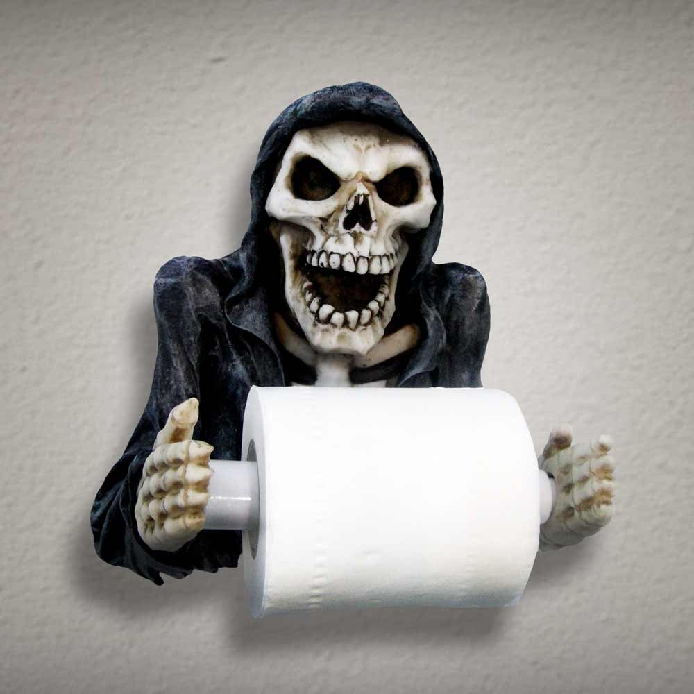 Image of Reapers Revenge Toilet Roll Holder 26cm