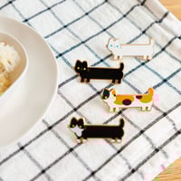 Long Cat Enamel Pins