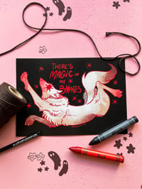 Image 1 of There's Magic in my Bones - Wolf Print | Illustration