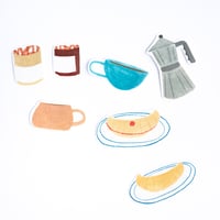 Image 1 of STICKER SET - BREAKFAST