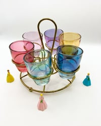 Harlequin Glasses in Carry Case