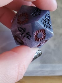 Image 3 of Storms of the Red Moon oversized Death Save d20