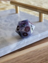 Image 1 of Storms of the Red Moon oversized Death Save d20