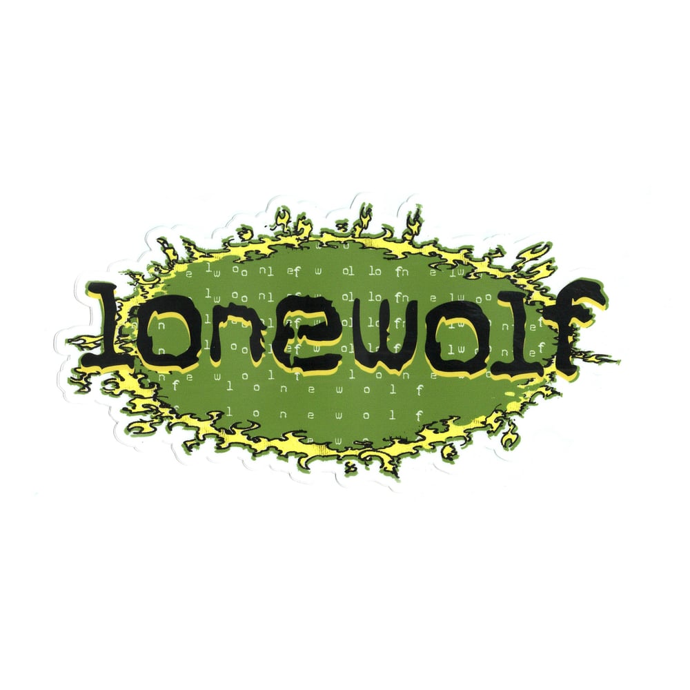 Image of Lonewolf Splatter Sticker