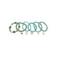 Image 2 of  Turquoise Luck and Protection Charm Bracelets