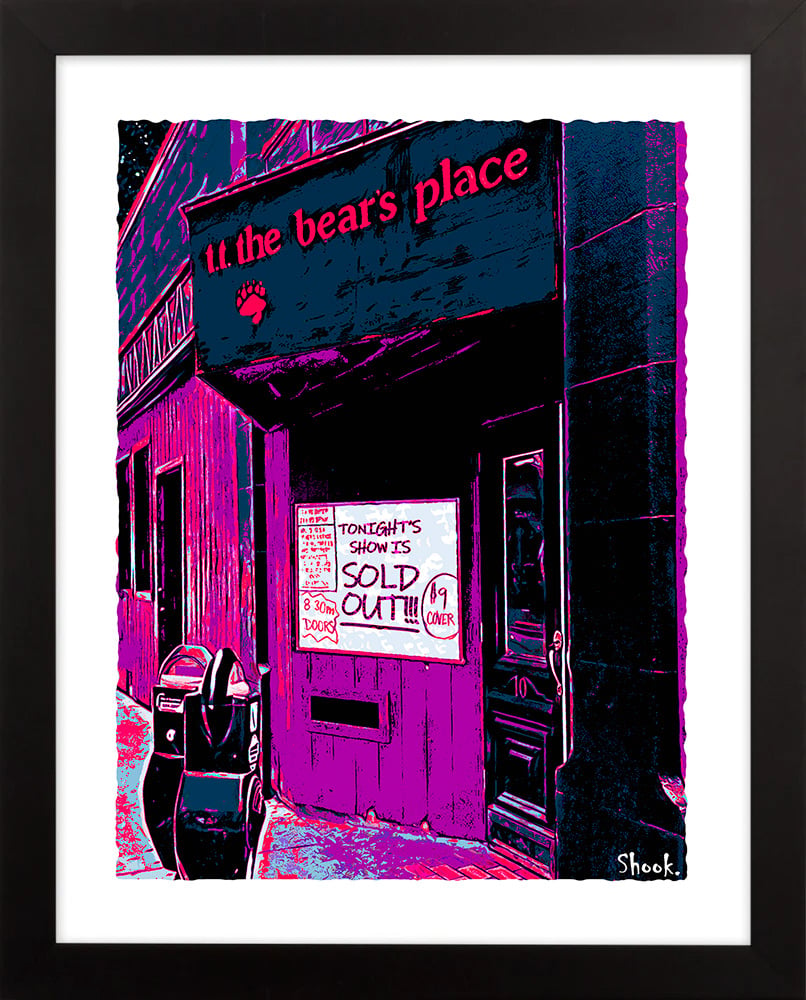 TT The Bear's Cambridge Art Print (Multi-size options)