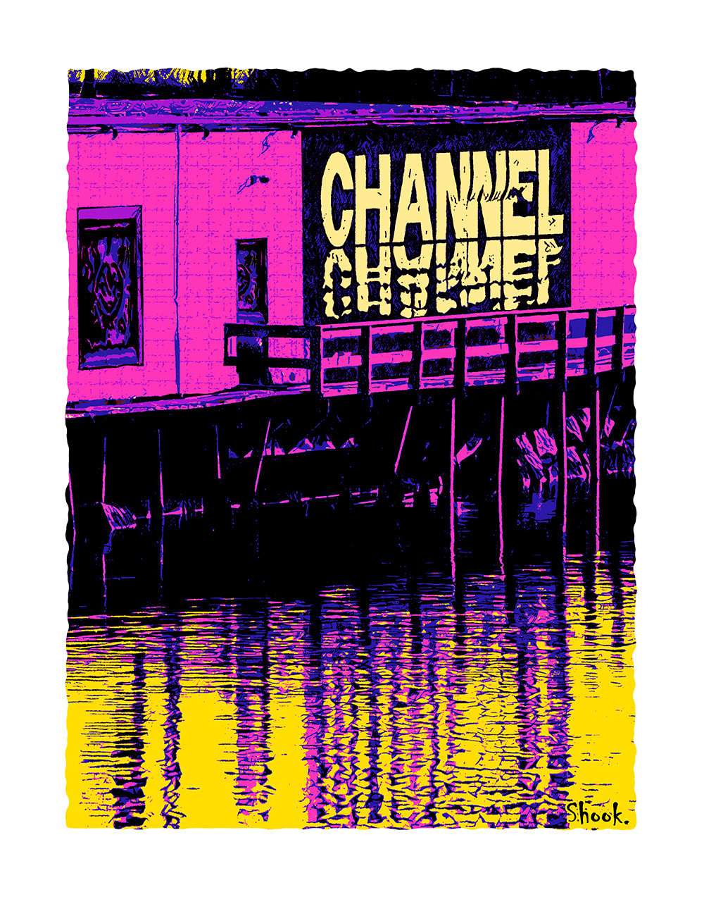 The Channel Boston Art Print (Multi-size options)