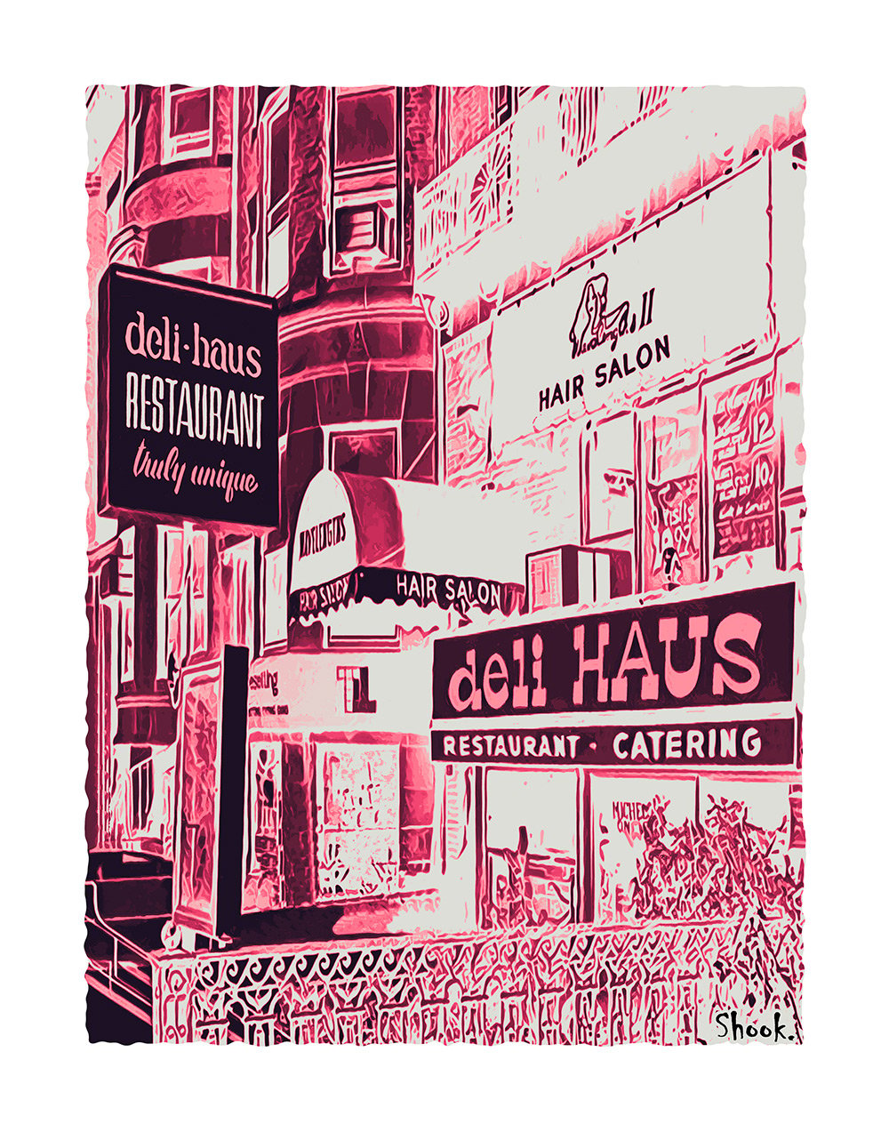 Deli Haus Boston Art Print (Multi-size options)