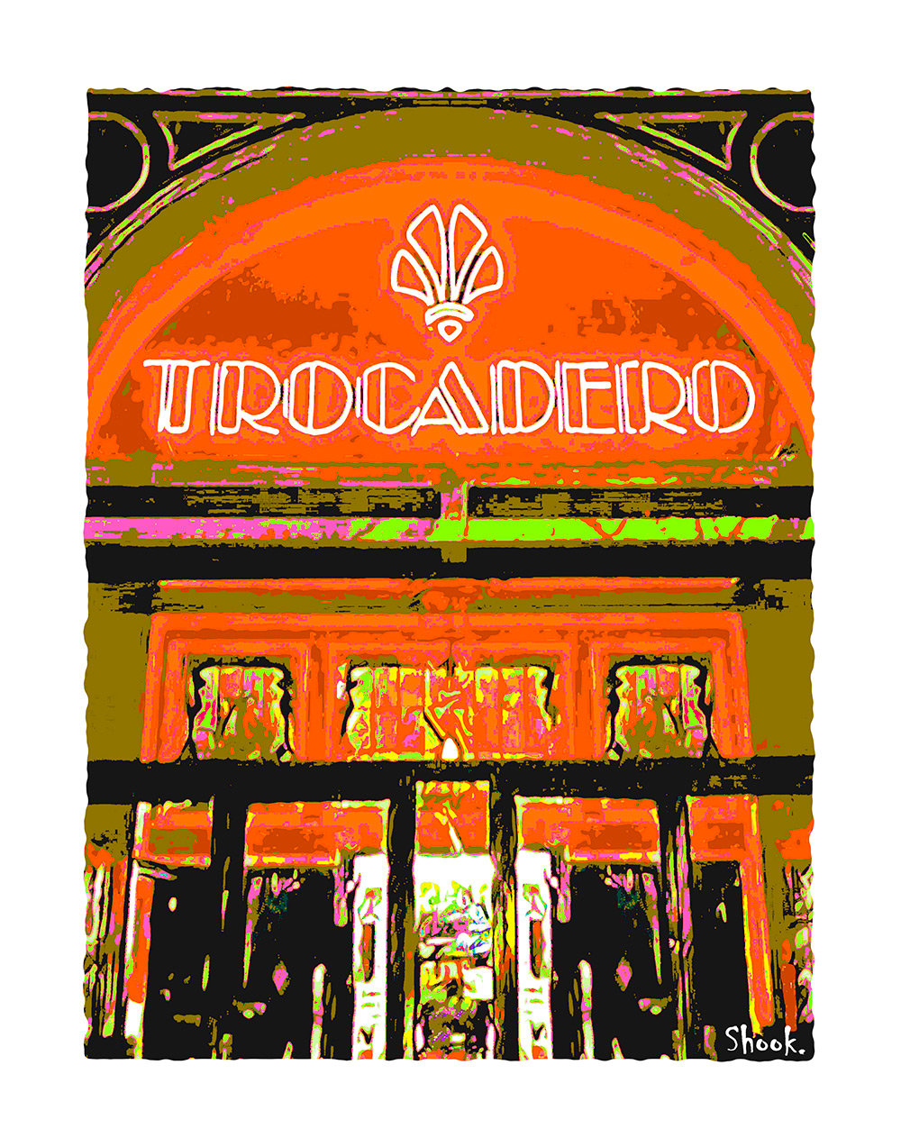 Trocadero Art Print (Multi-size options)