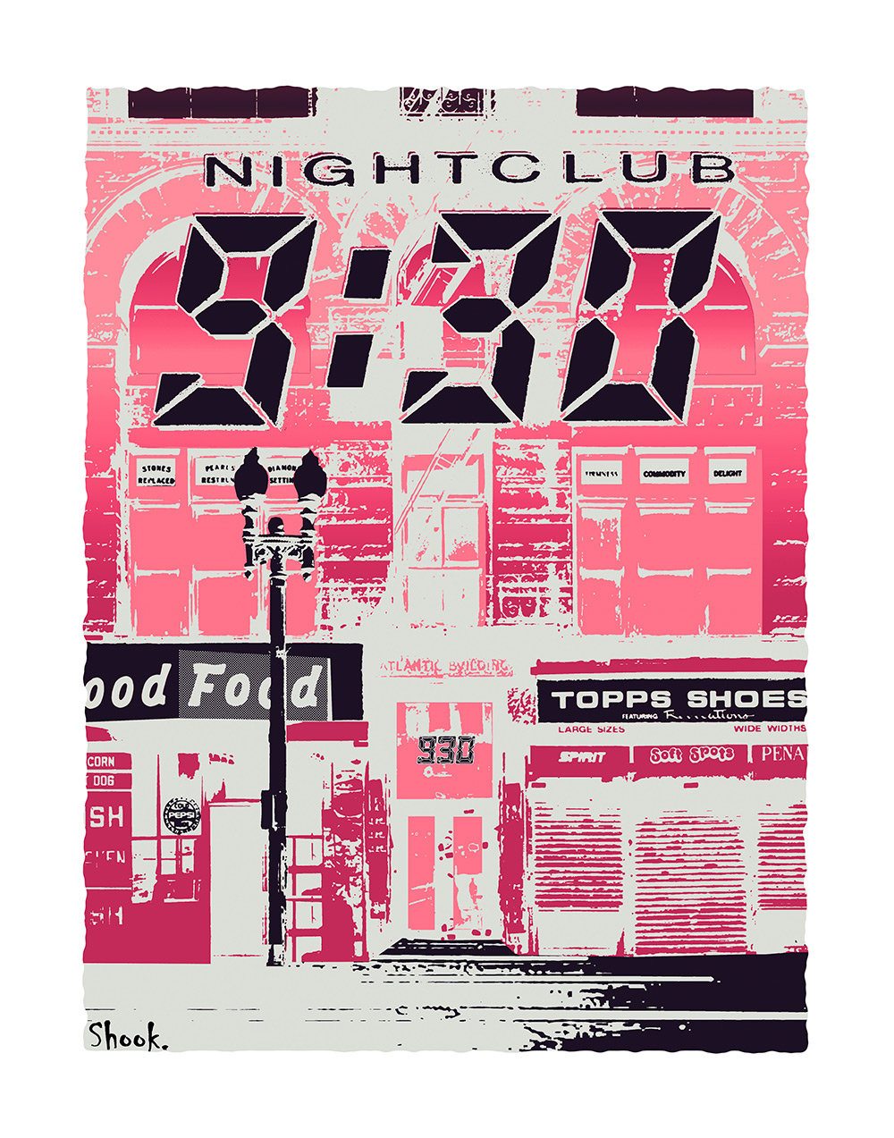 9:30 Club F Street, Washington DC Art Print (Multi-size options)