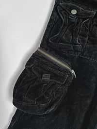 Image 5 of Polo Ralph Lauren 00’s Black Corduroy Cargo Pants 34