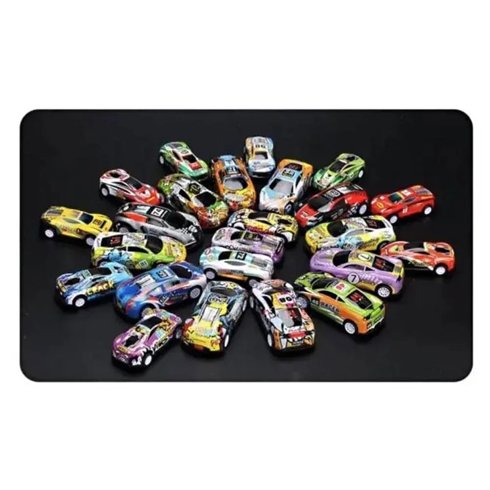 Mini Alloy Car Model Set with Storage Box Diecast Car Toys