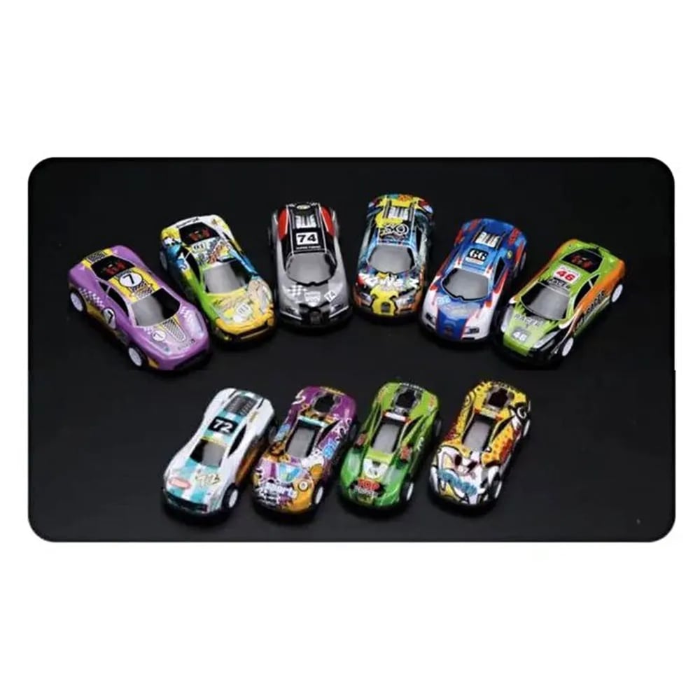 Mini Alloy Car Model Set with Storage Box Diecast Car Toys