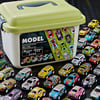 Mini Alloy Car Model Set with Storage Box Diecast Car Toys 