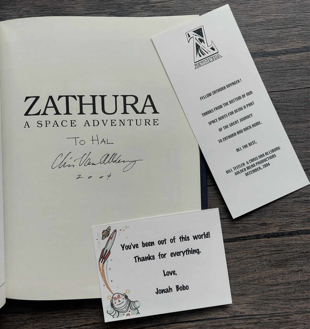 Zathura, by Chris Van Allsburg - SIGNED + bonus