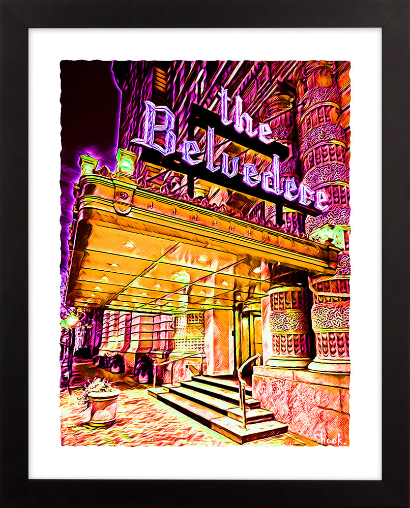 Belvedere Hotel, Baltimore MD Art Print (Multi-size options)