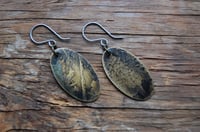 Image 1 of Brass Destroyed Earrings